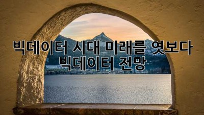 빅데이터 시대, 미래를 엿보다: 빅데이터 전망
